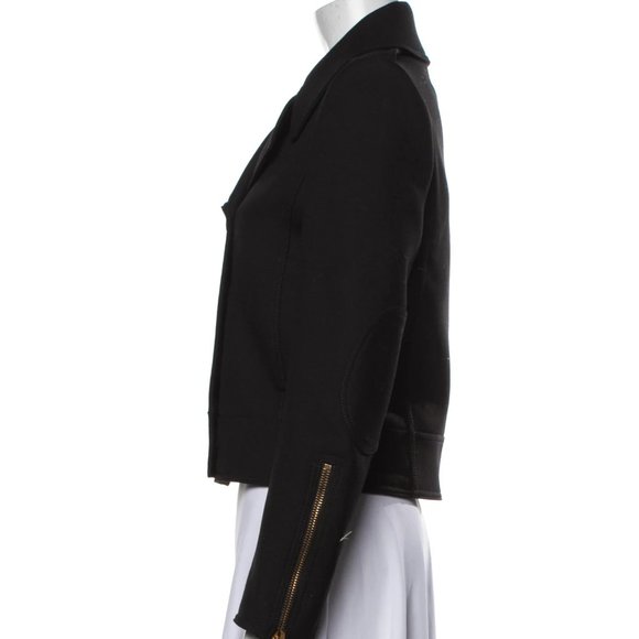 NWOT Alexander McQueen 2016 black blazer jacket, gold buttons, zip sleeves, 38 - Picture 3 of 15